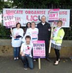 University of Salford Strike June 2012